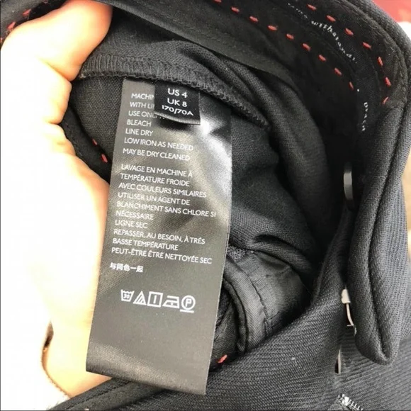 Anthropologie The Essential Slim Black Cargo Pants - Picture 7 of 10